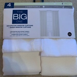 Decorative window curtains and sheer window curtains